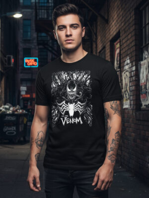 Remera Venom Spiderman, Memoestampados
