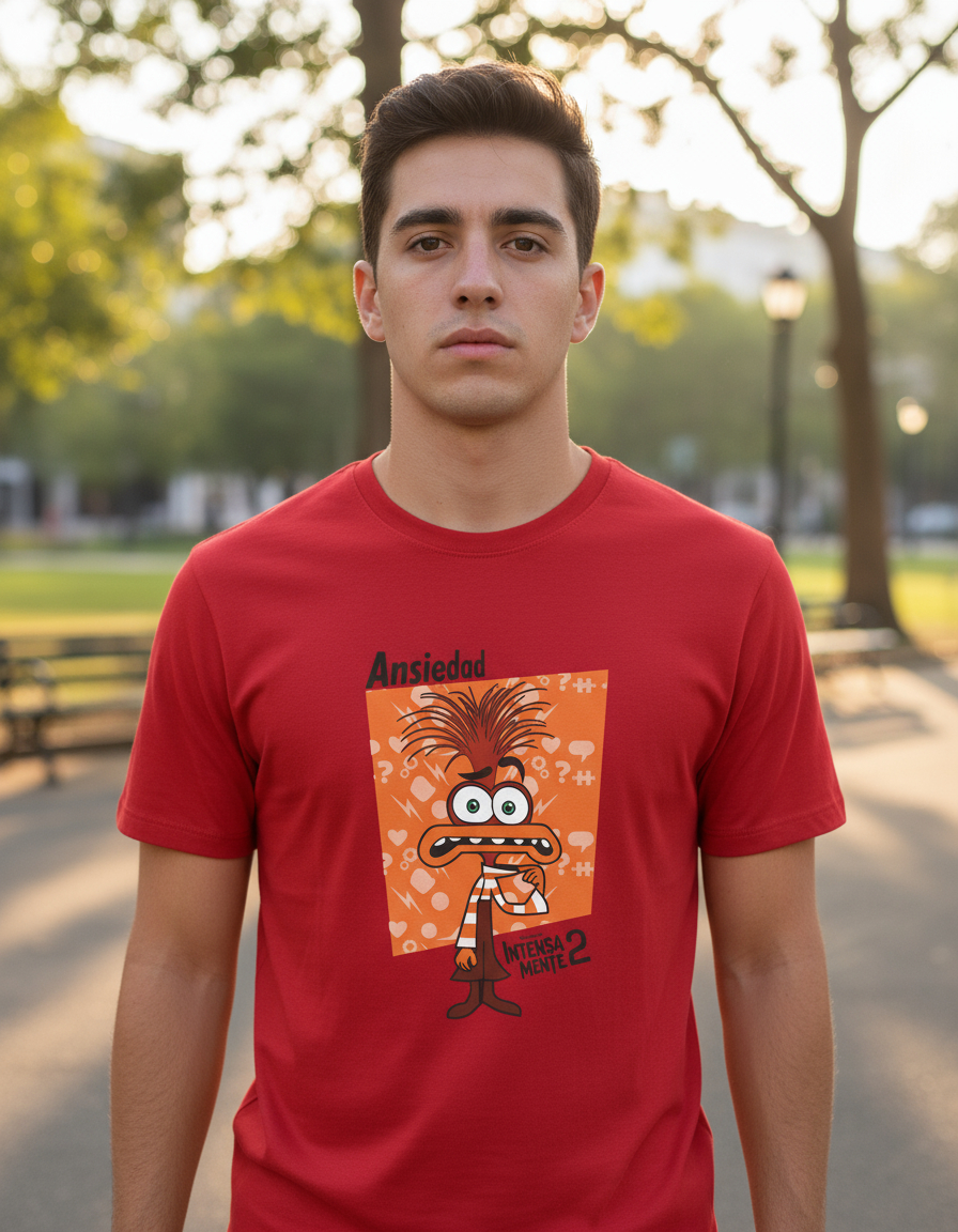 Remera: Intensamente 2 Ansiedad Memoestampados - Imagen 10