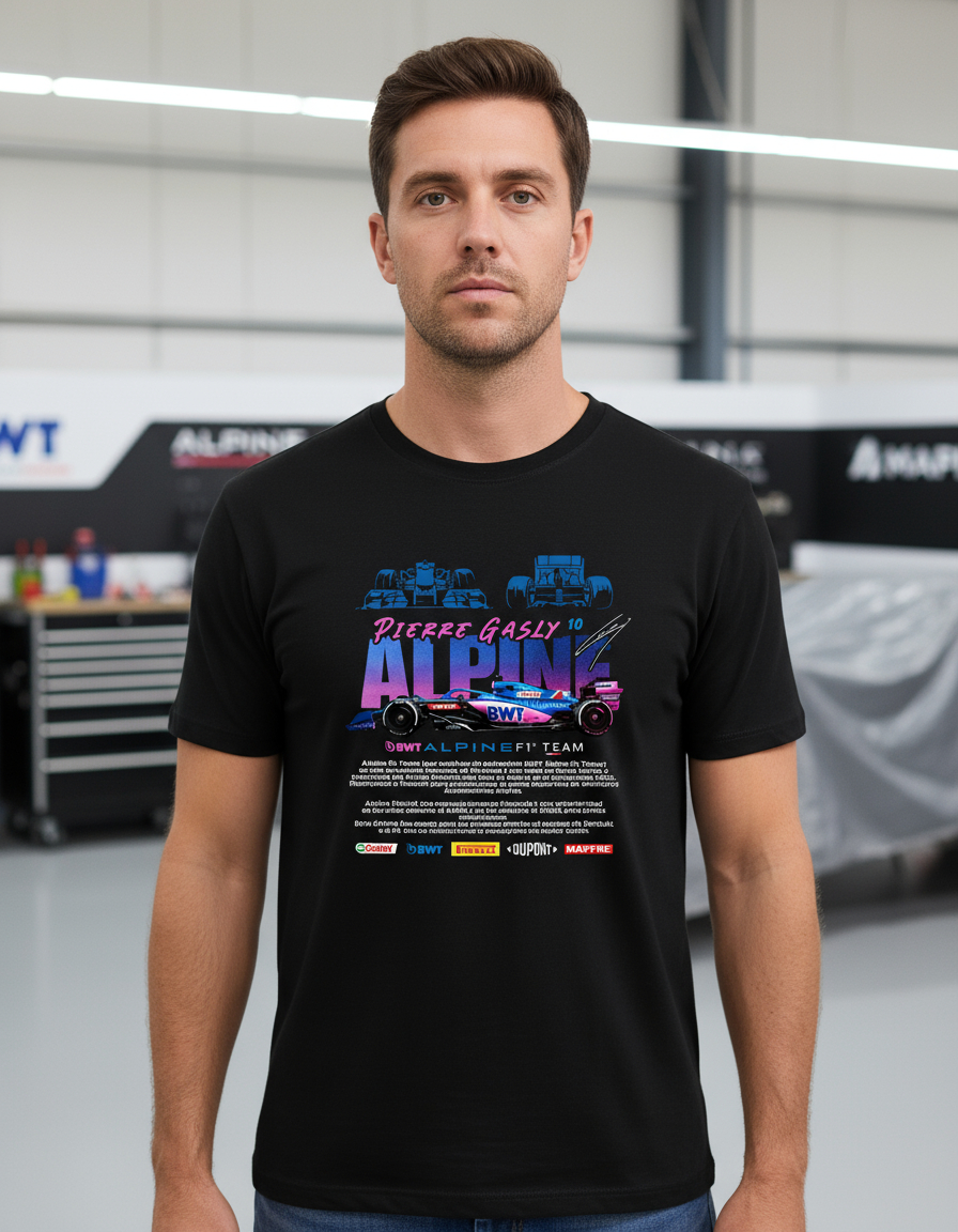 Remera: F1 Alpine Memoestampados