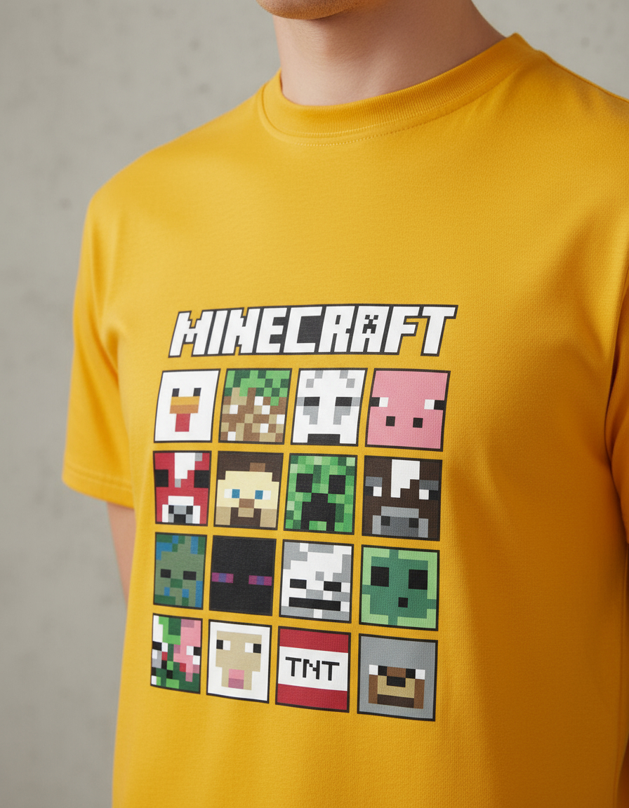 Remera: Minecraft Faces Memoestampados - Imagen 20