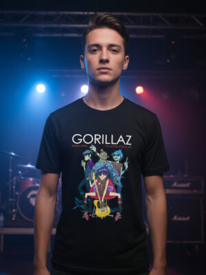 Remera: Gorillaz 2 Memoestampados