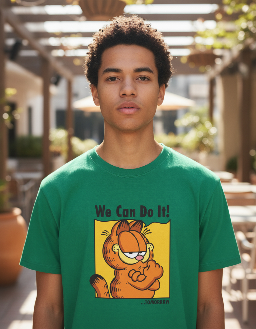Remera: We Can Do It Garfield Memoestampados - Imagen 13