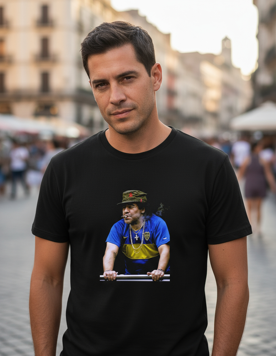Remera: Maradona Boca Memoestampados - Imagen 3