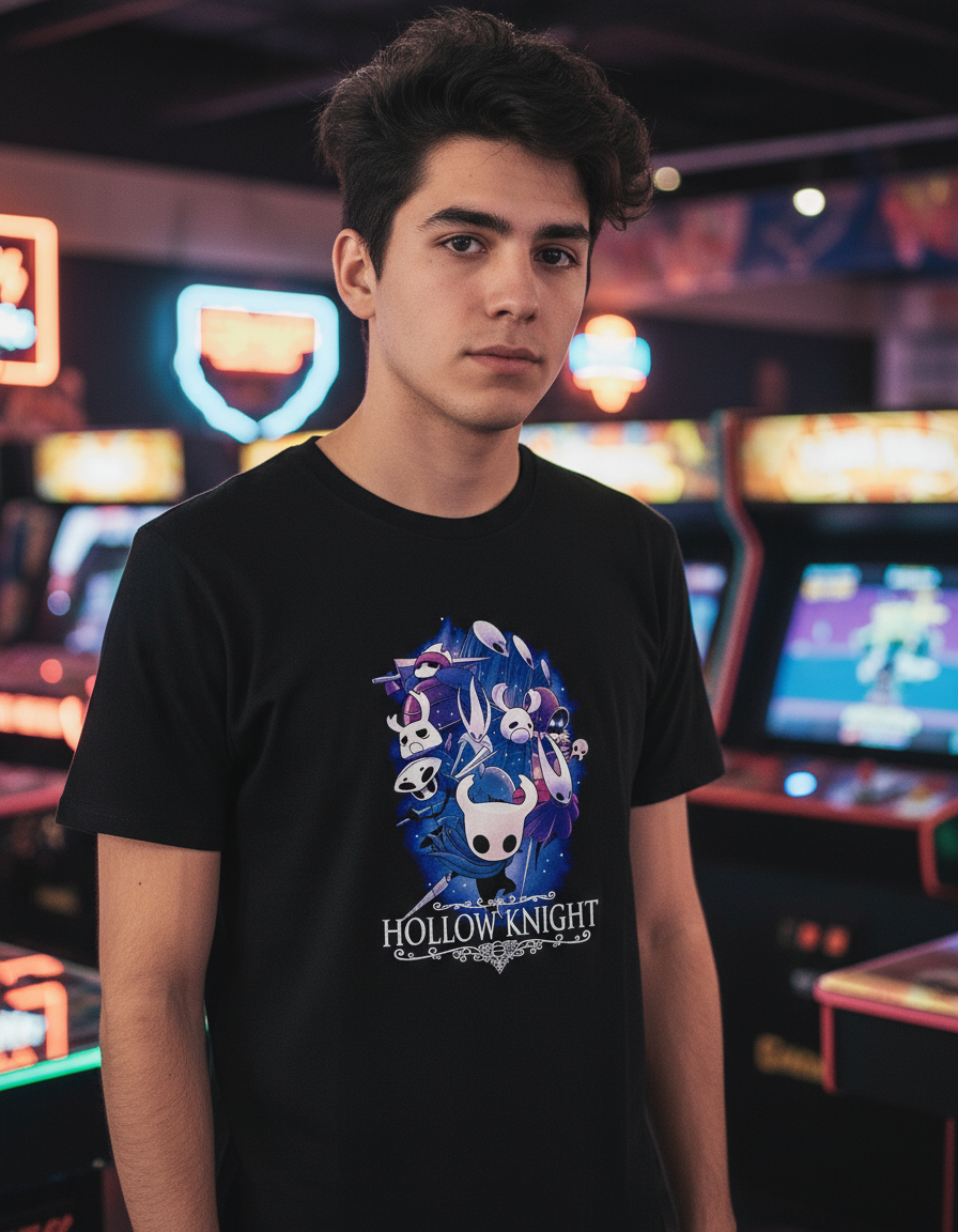Remera: Hollow Knight 02 Memoestampados
