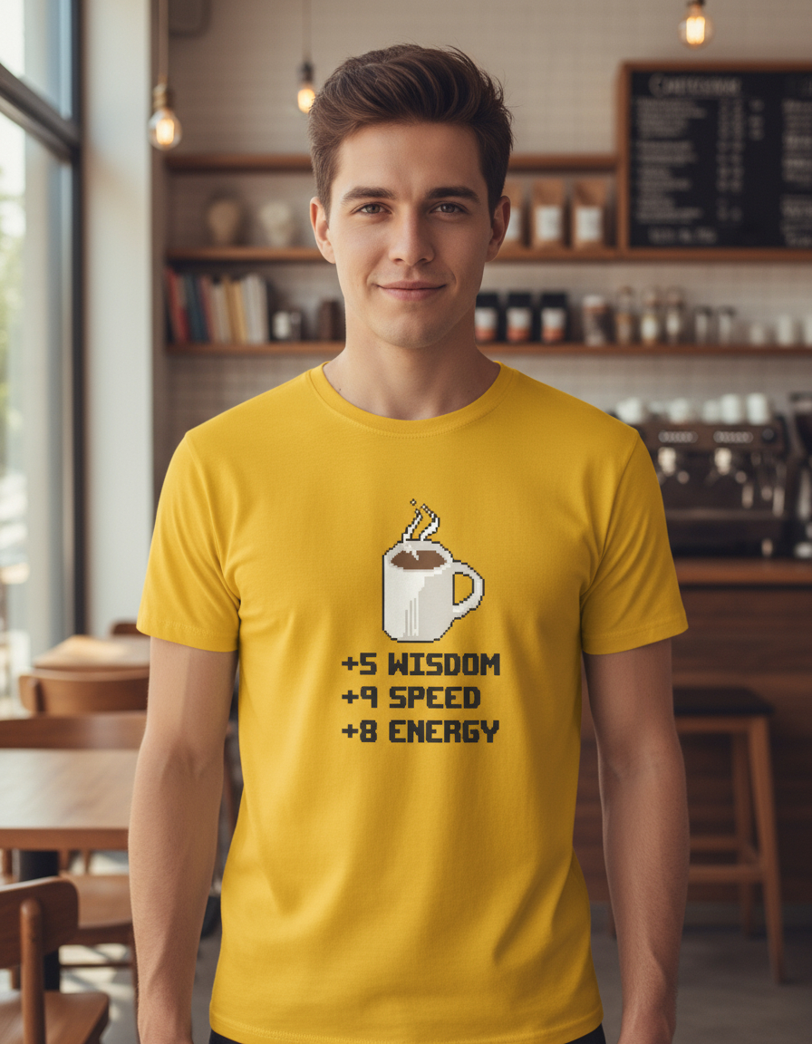 Remera: Coffe Powerup Memoestampados - Imagen 19