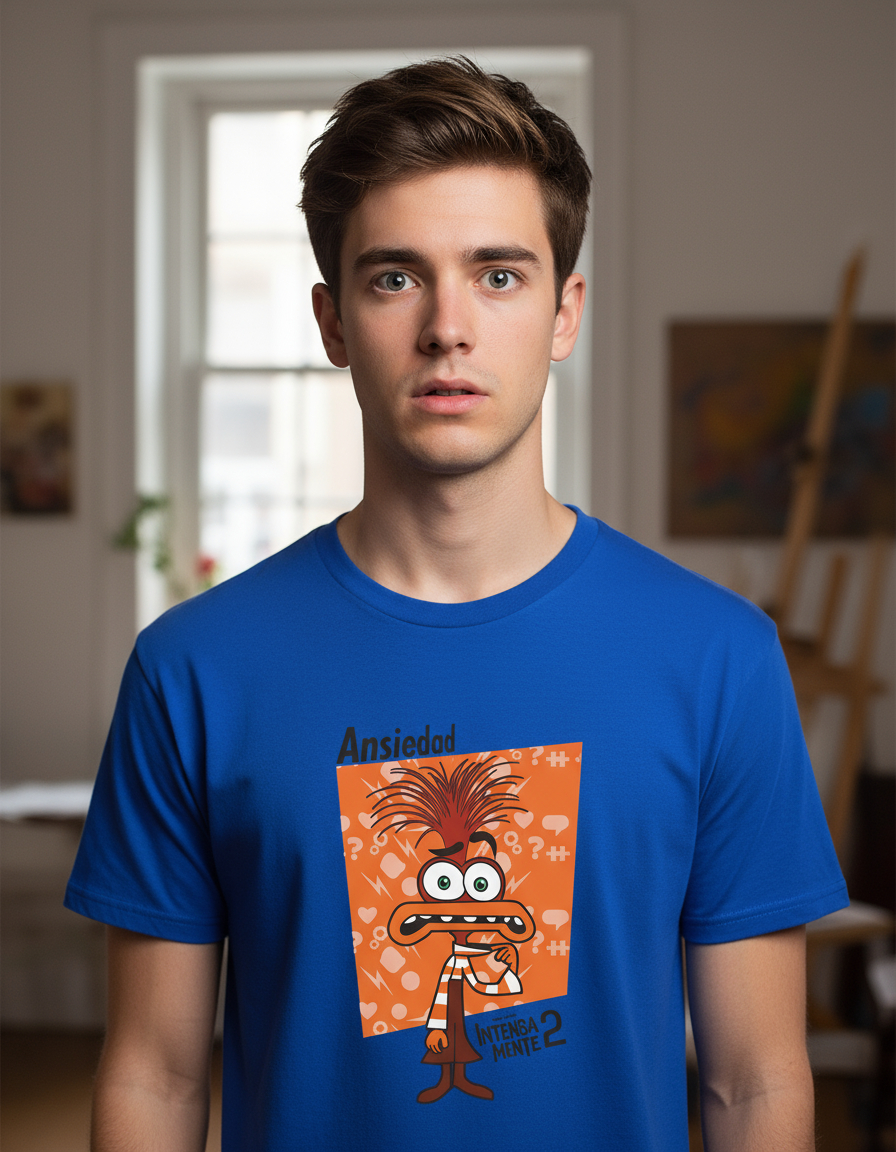 Remera: Intensamente 2 Ansiedad Memoestampados - Imagen 7
