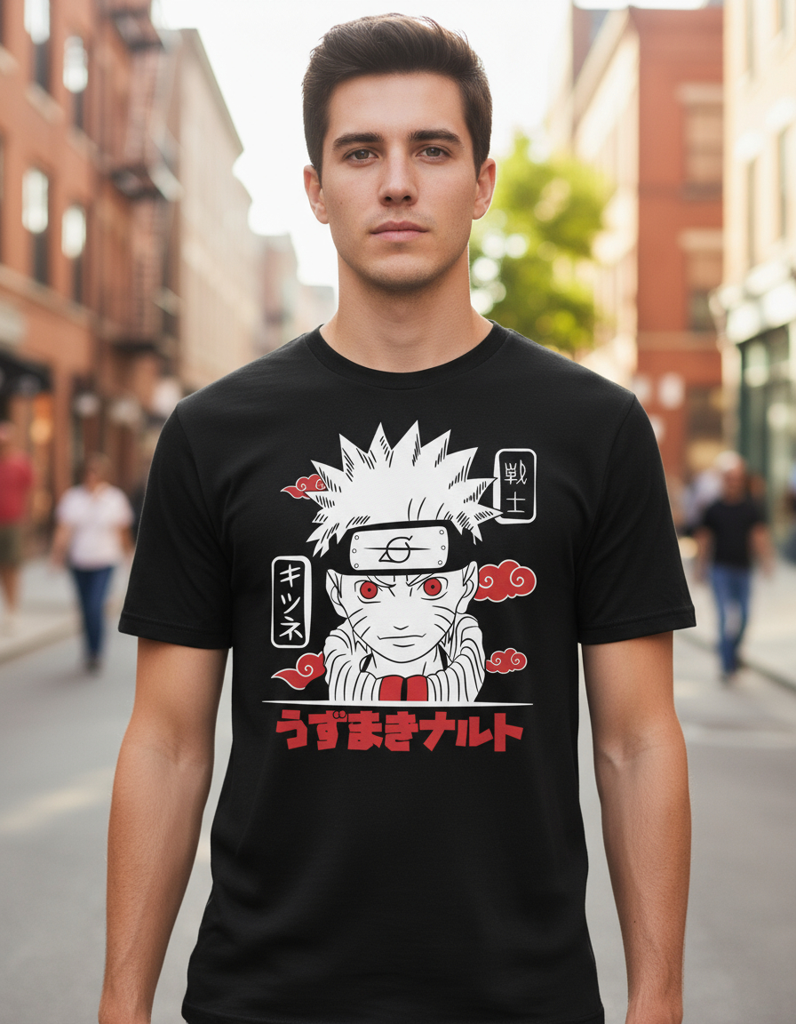 Remera: Naruto 08 Memoestampados
