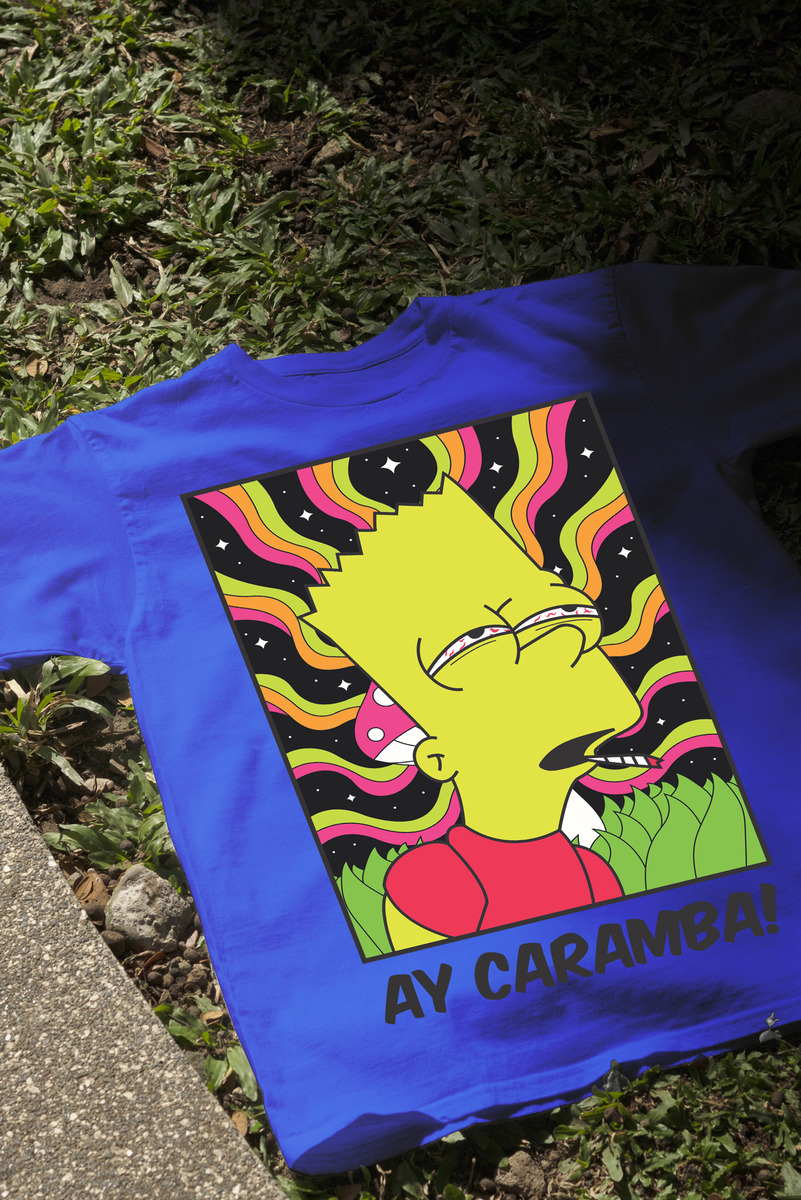 Remera: Bart Ay Caramba 02 Memoestampados - Imagen 9
