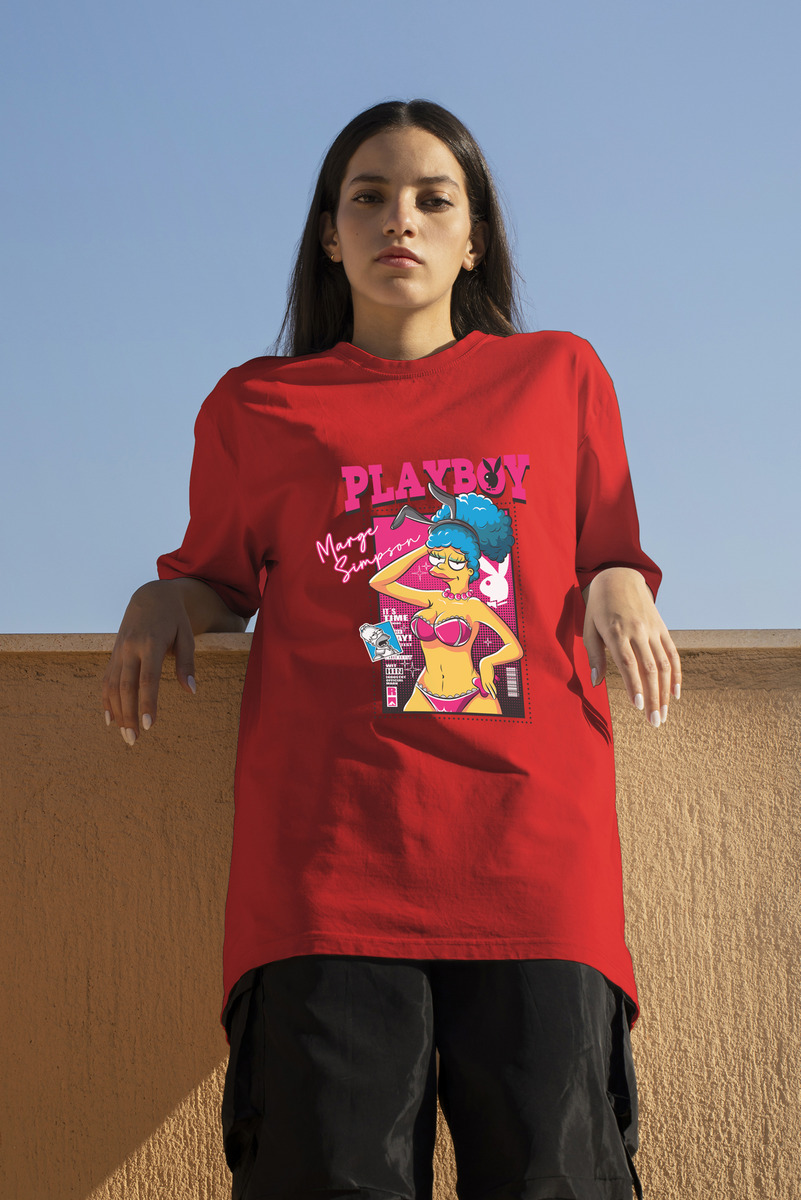 Remera: Marge Simpson Play Boy Memoestampados - Imagen 16