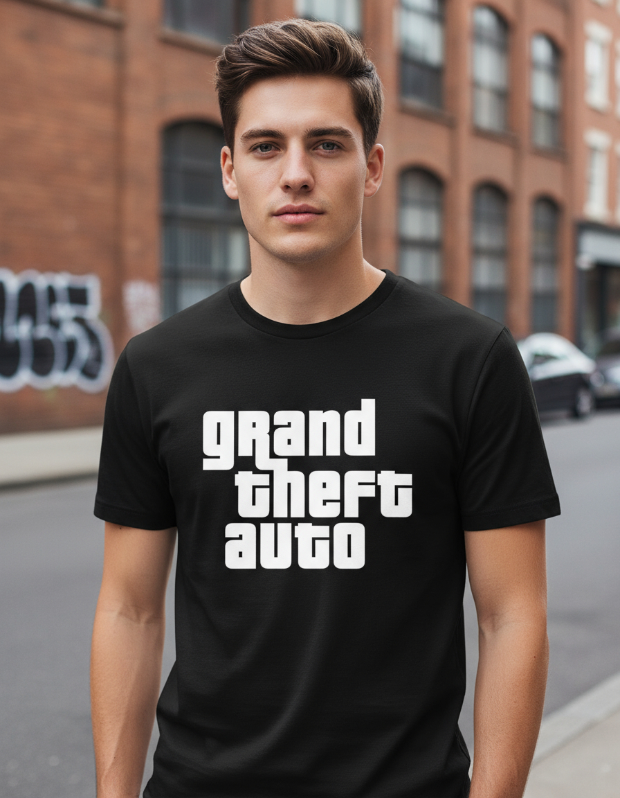 Remera Gta Grand Thef Auto Memoestampados