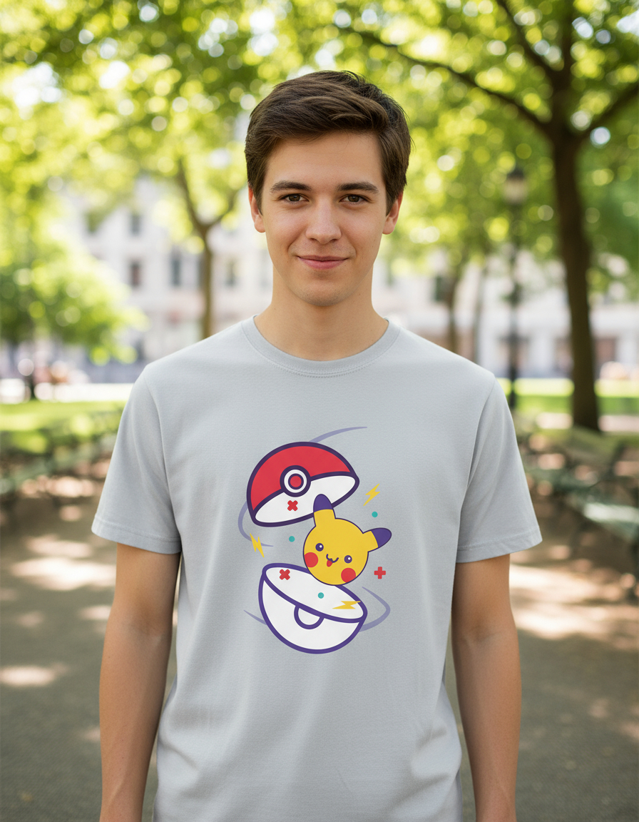 Remera: Pikachu Kawaii Memoestampados - Imagen 26