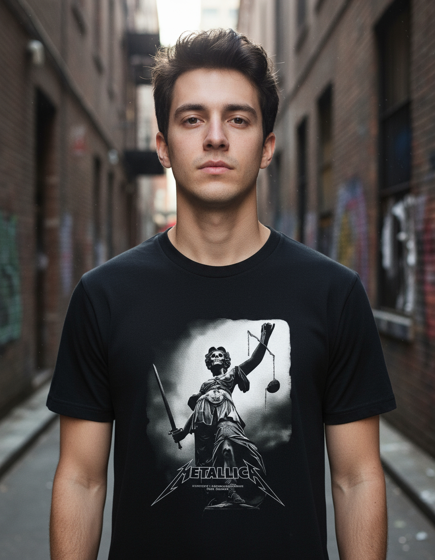 Remera: Metallica Justicia Memoestampados