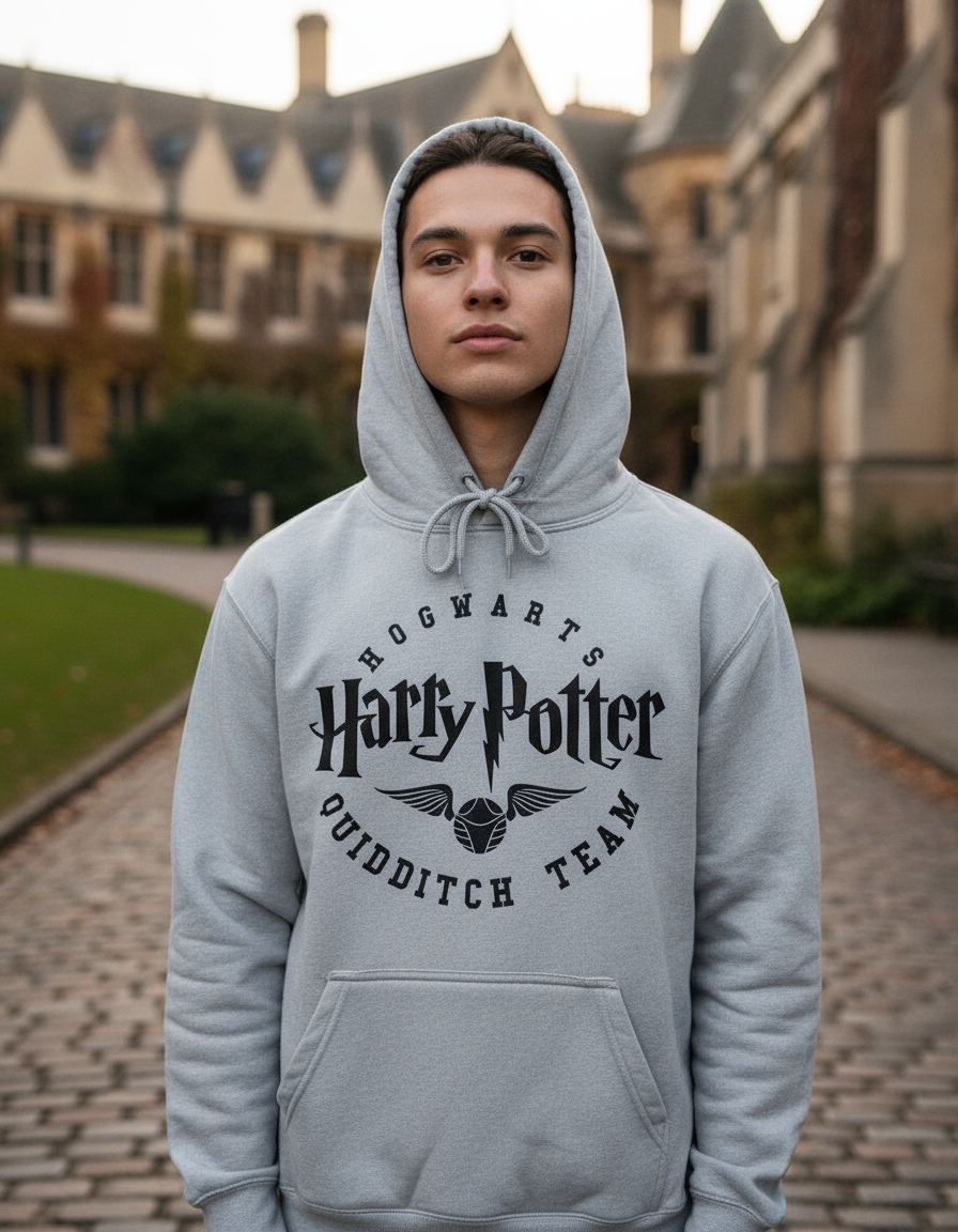 Canguro Harry Potter Hogwarts Quidditch Memoestampados - Imagen 8