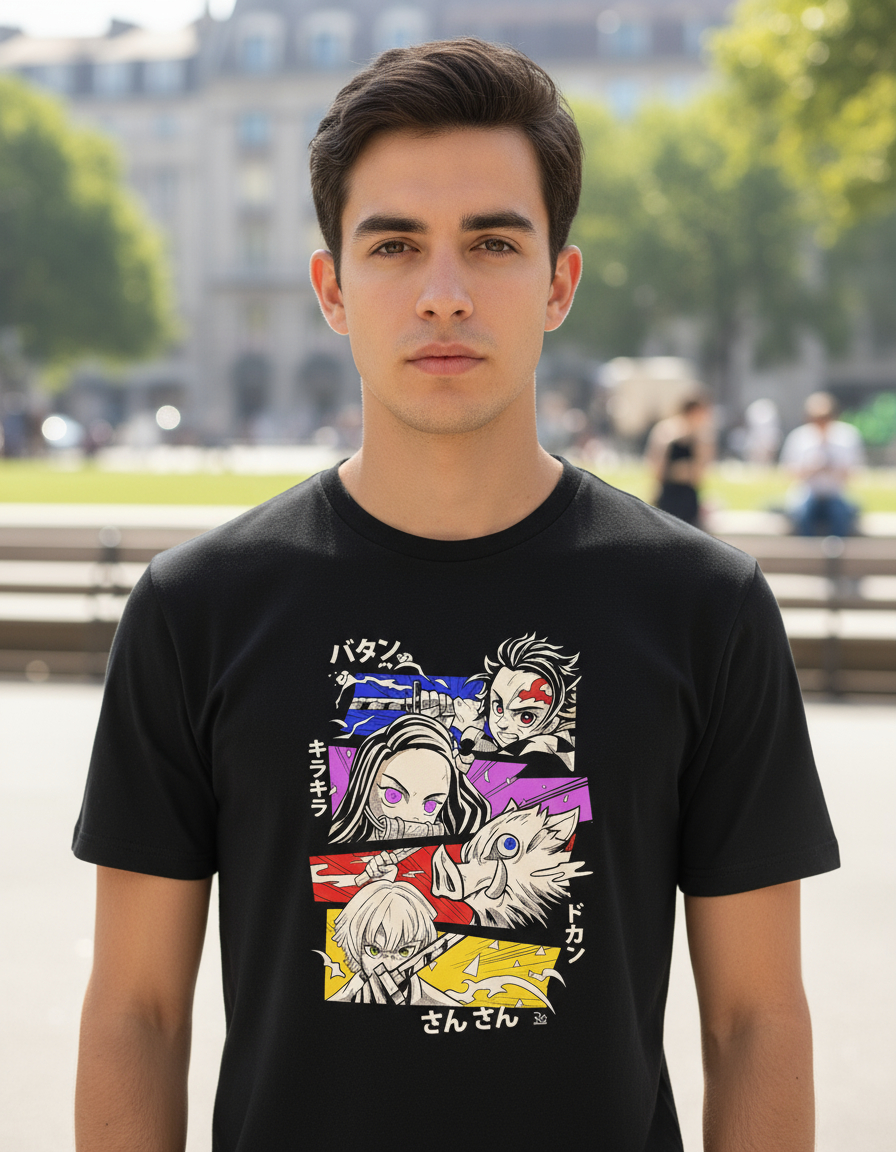 Remera: Demon Slayer 05 Memoestampados