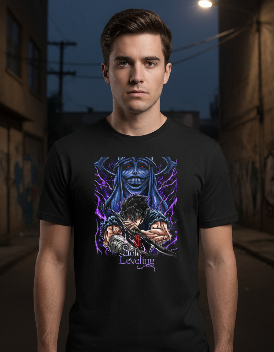 Remera: Solo Leveling 03 Memoestampados