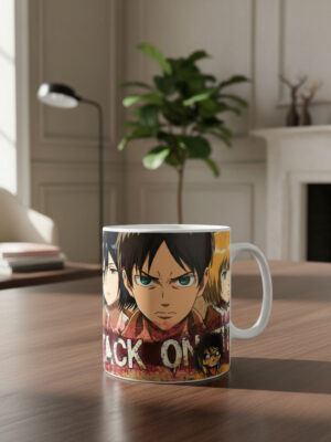 Taza Personalizada Diseño Shingeki T491