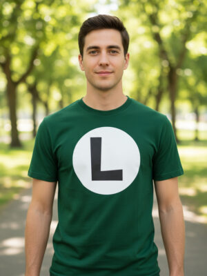 Remera Luigi Mario Videojuegos Retro Memoestampados