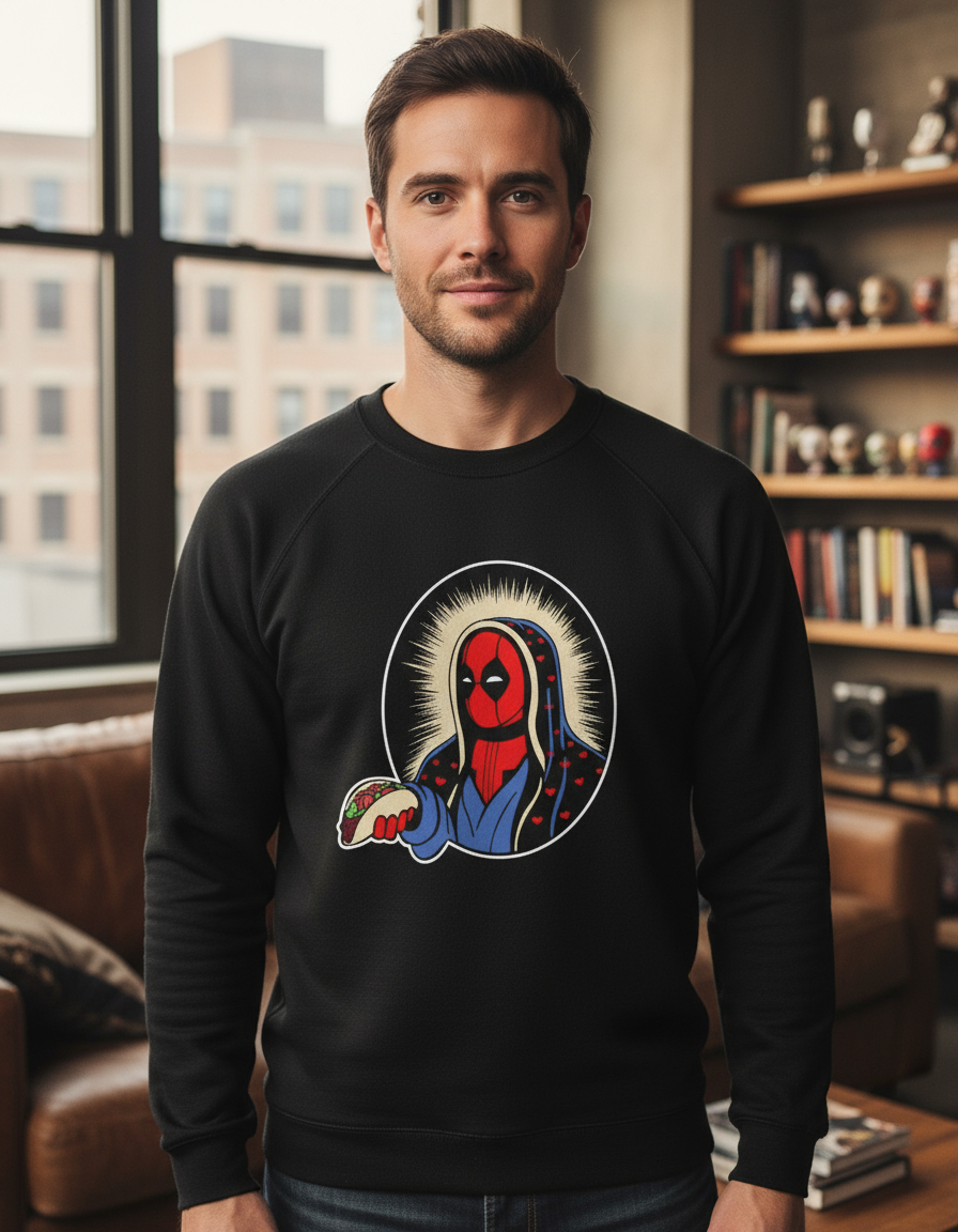 Buzo Santo Taco Deadpool Memoestampados