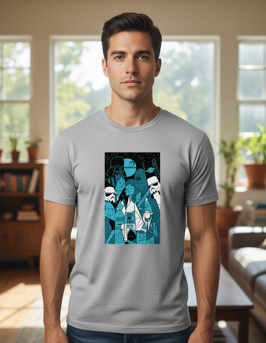 Remera: Star Wars Art Memoestampados - Imagen 23