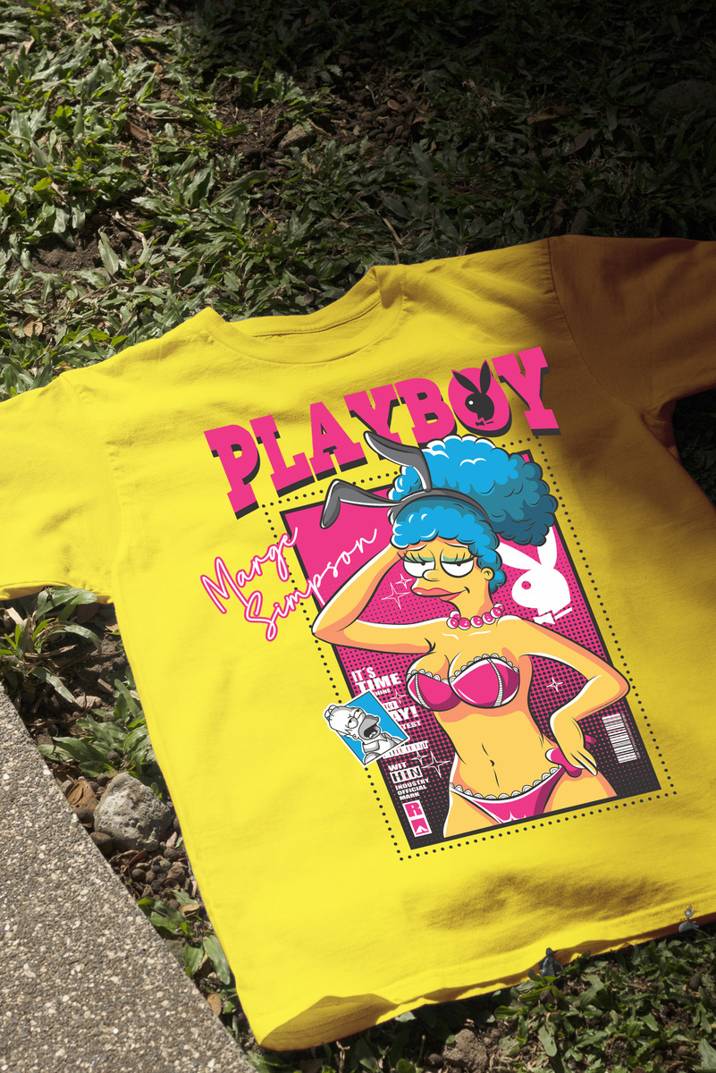 Remera: Marge Simpson Play Boy Memoestampados - Imagen 6