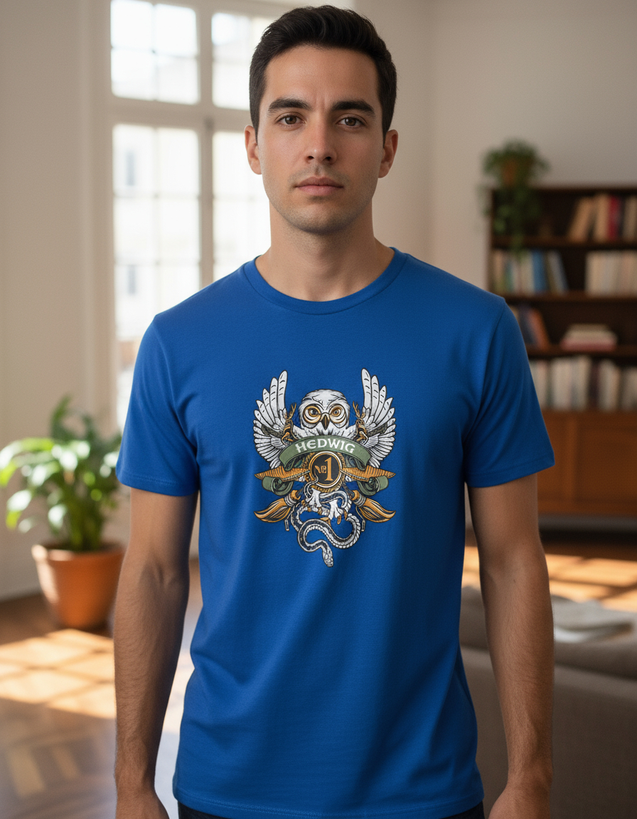 Remera: Hedwing Lechuza Harry Potter Memoestampados - Imagen 8