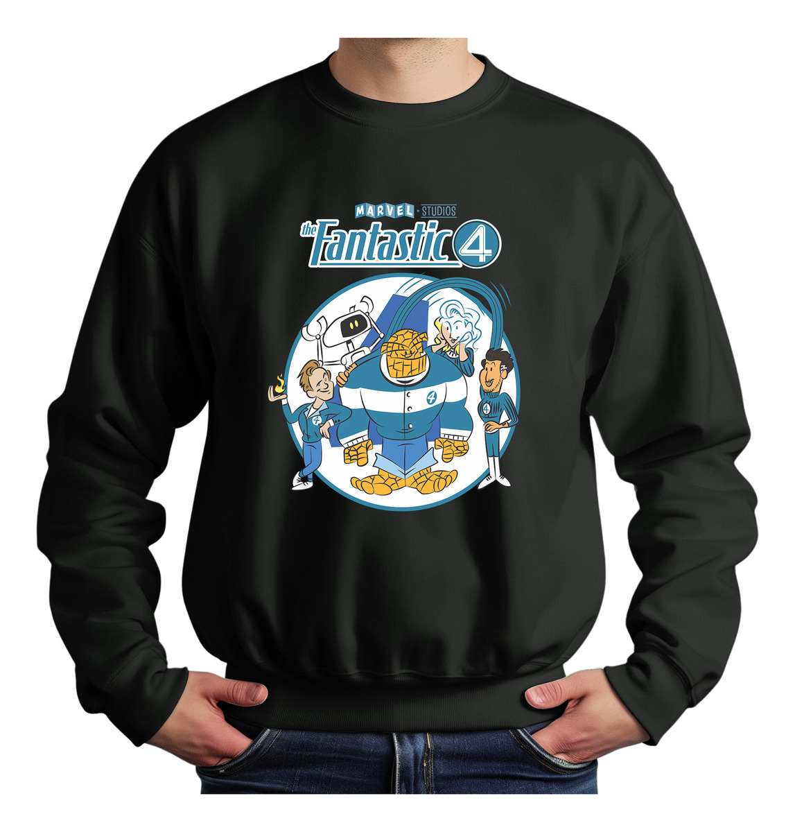 Buzo 4 Fantasticos Cartoon Memoestampados - Imagen 2