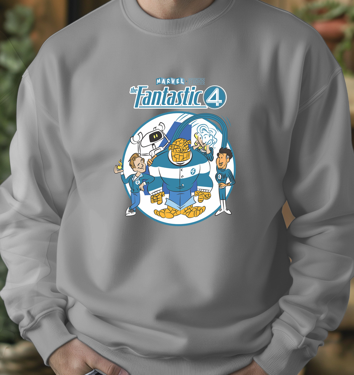 Buzo 4 Fantasticos Cartoon Memoestampados - Imagen 9