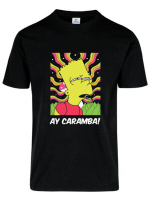 Remera: Bart Ay Caramba 02 Memoestampados