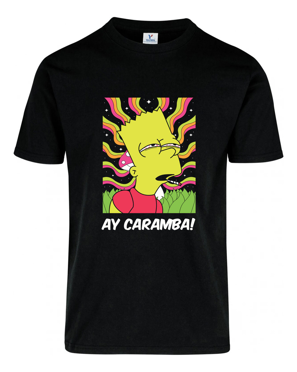 Remera: Bart Ay Caramba 02 Memoestampados