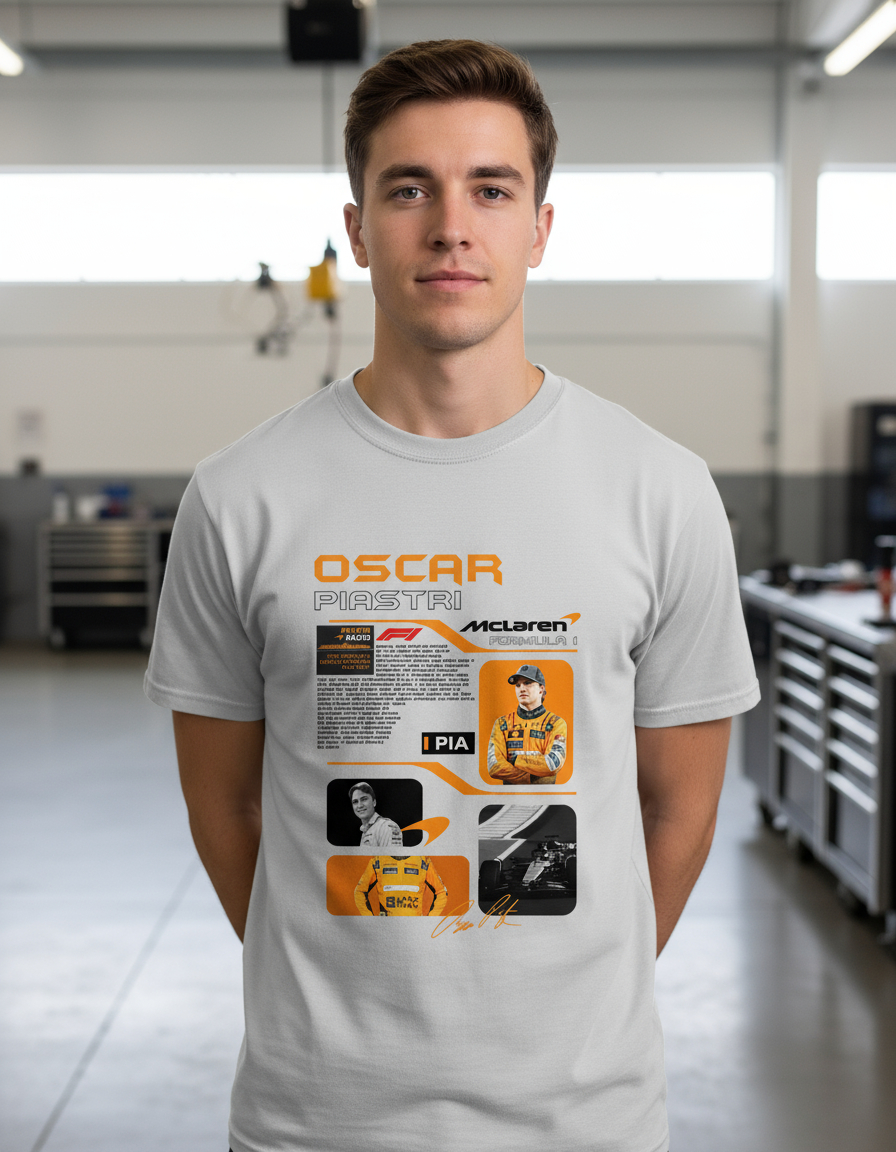 Remera: F1 Oscar Piastry Mclaren Memoestampados - Imagen 16