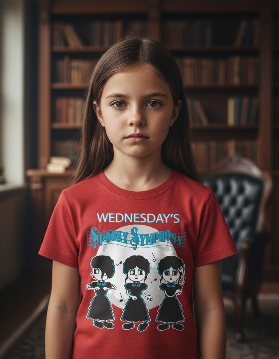 Remera: Wednesday_s Spooky Symphony Memoestampados - Imagen 10