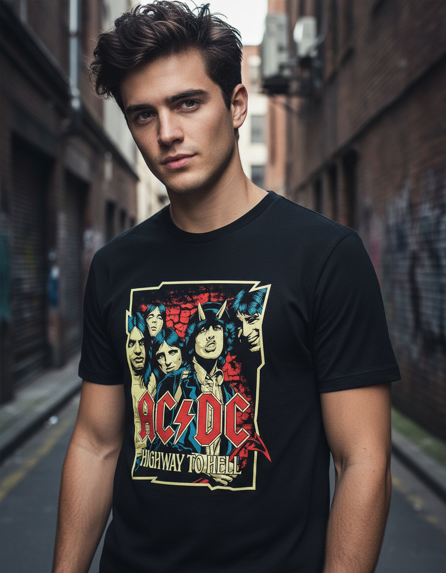 Remera: Ac Dc Rock Musica Memoestampados - Imagen 3