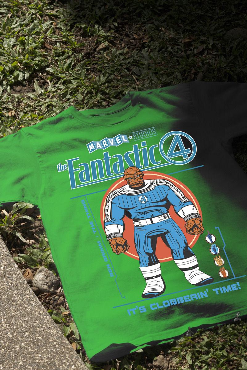 Remera: 4 Fantasticos Ben Grimm Memoestampados - Imagen 21
