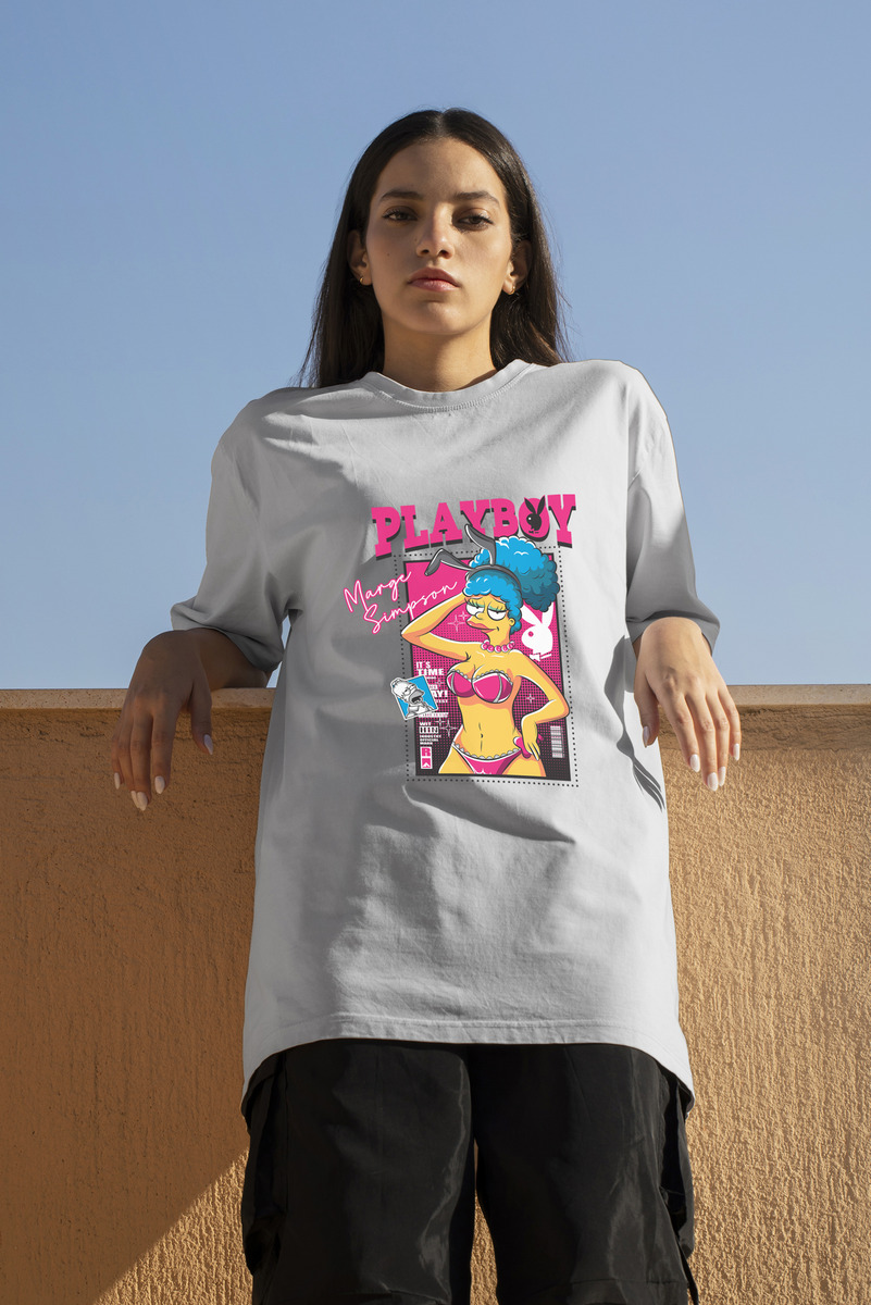 Remera: Marge Simpson Play Boy Memoestampados - Imagen 13