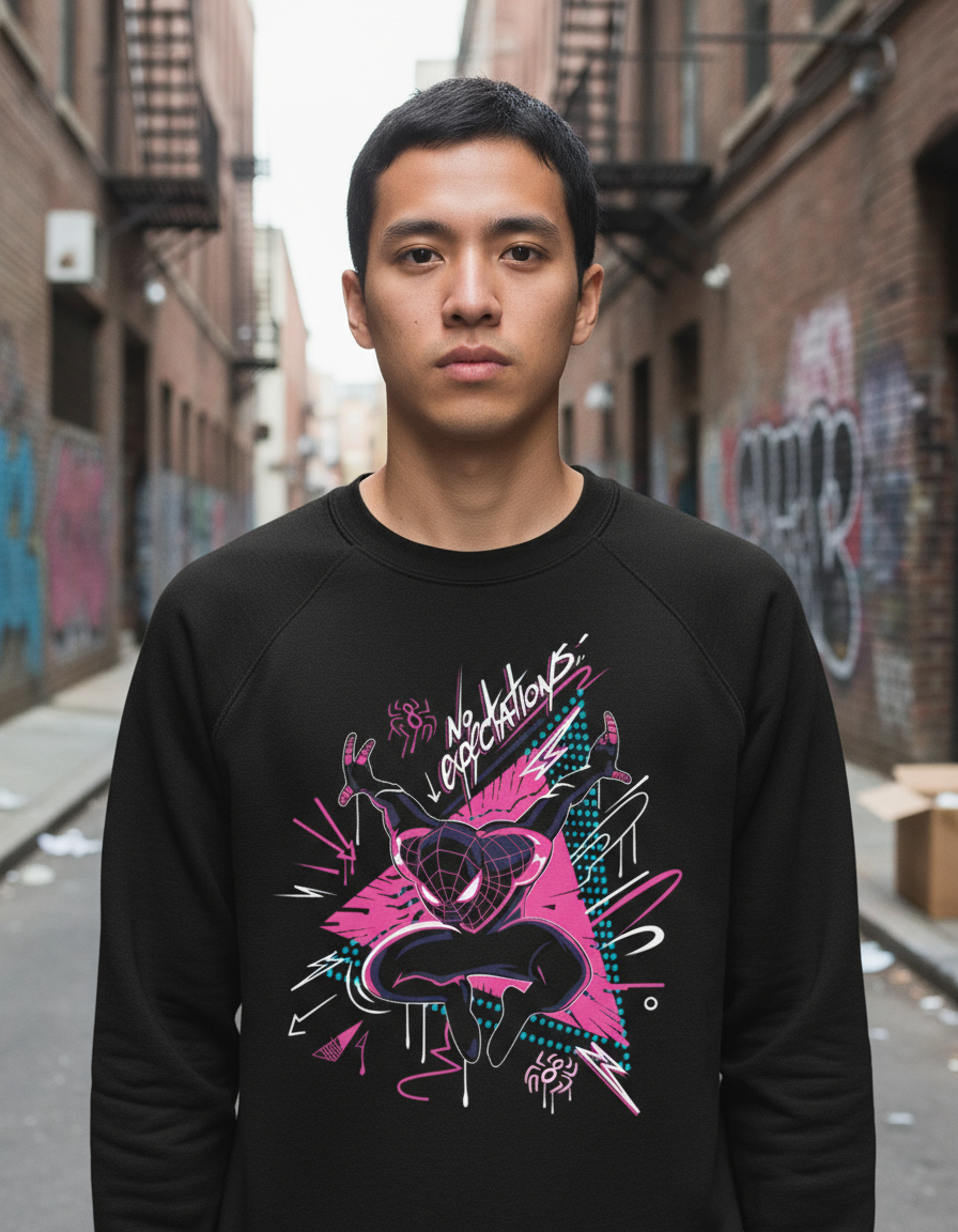 Buzo Spiderman No Expectations Memoestampados - Imagen 3