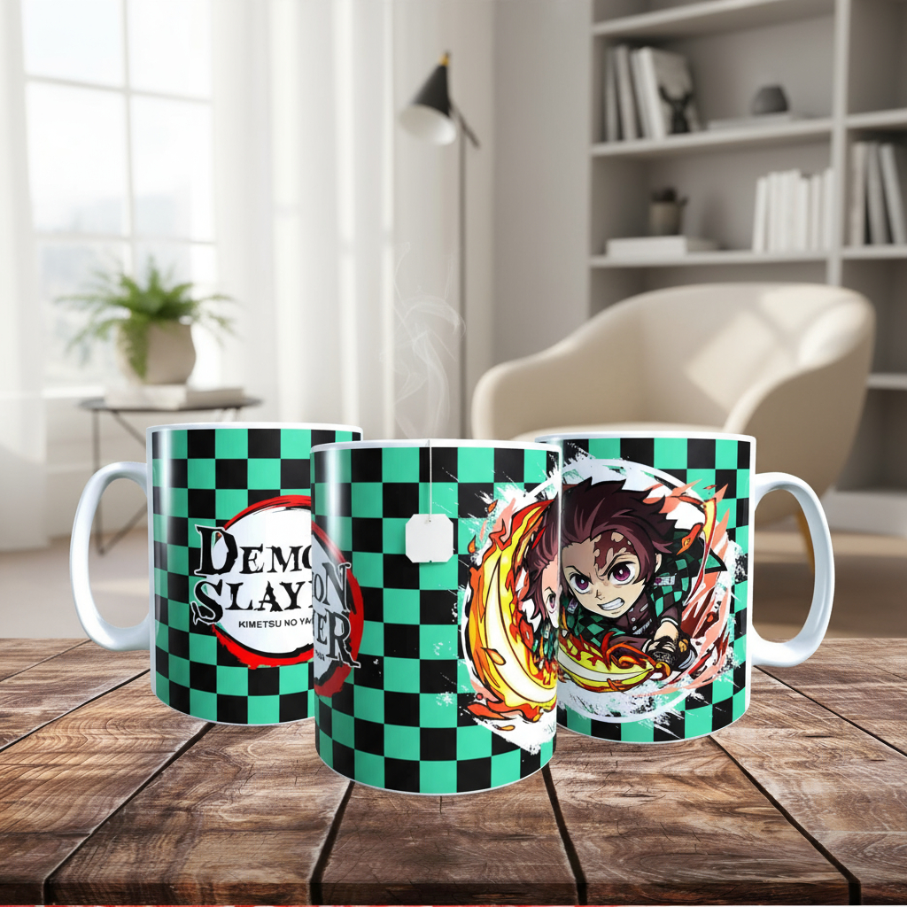 Taza Personalizada Diseño Demon Slayer T498 - Imagen 2