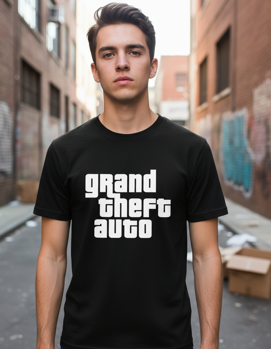 Remera Gta Grand Thef Auto Memoestampados - Imagen 3