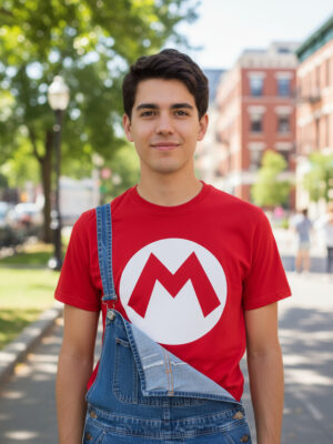 Remera Mario Bros Logo, Estampadas, Memoestampados!adulto