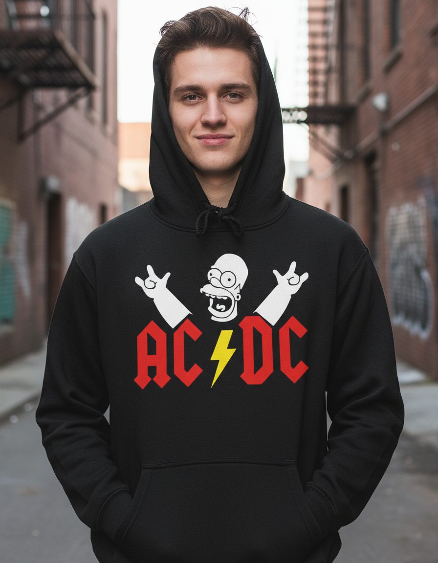Canguro Ac Dc Homer Memoestampados - Imagen 6