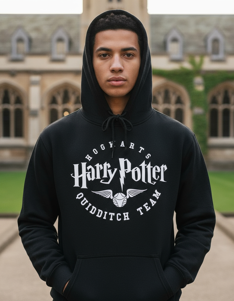 Canguro Harry Potter Hogwarts Quidditch Memoestampados - Imagen 3