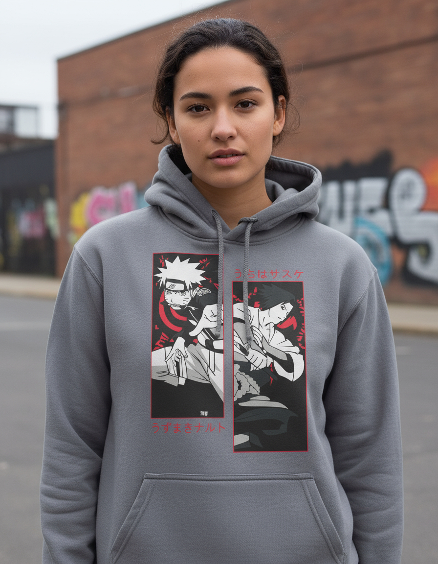 Canguro Naruto Y Uchiha Anime Memoestampados - Imagen 9
