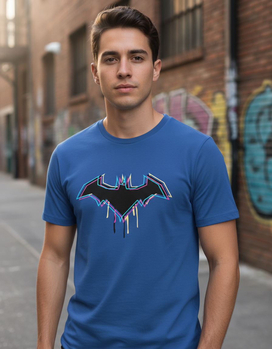 Remera Batman Logo Colores Memoestampados - Imagen 17