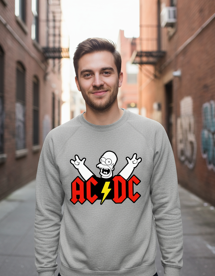 Buzo Ac Dc Homer Memoestampados - Imagen 11