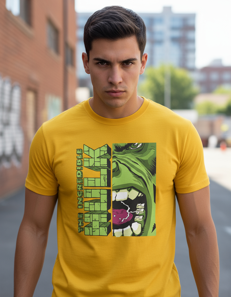 Remera: The Incredible Hulk Memoestampados - Imagen 18