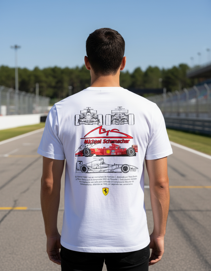 Remera: Michael Schumacher F1 02 Memoestampados - Imagen 6