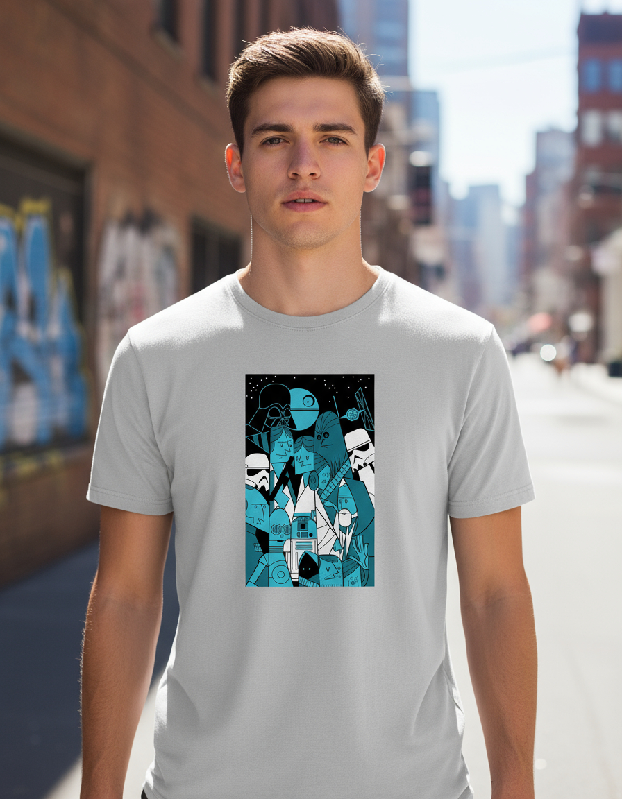 Remera: Star Wars Art Memoestampados - Imagen 27