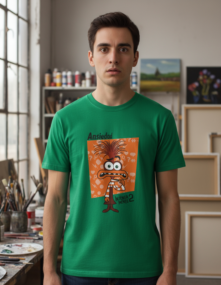 Remera: Intensamente 2 Ansiedad Memoestampados - Imagen 11