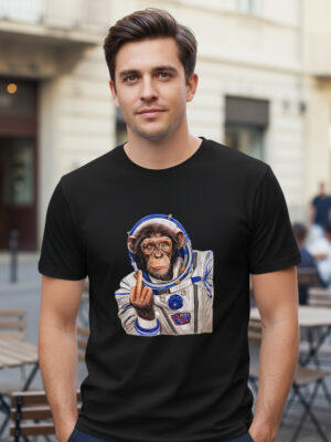 Remera: Mensaje A La Humanidad Mono Memoestampados
