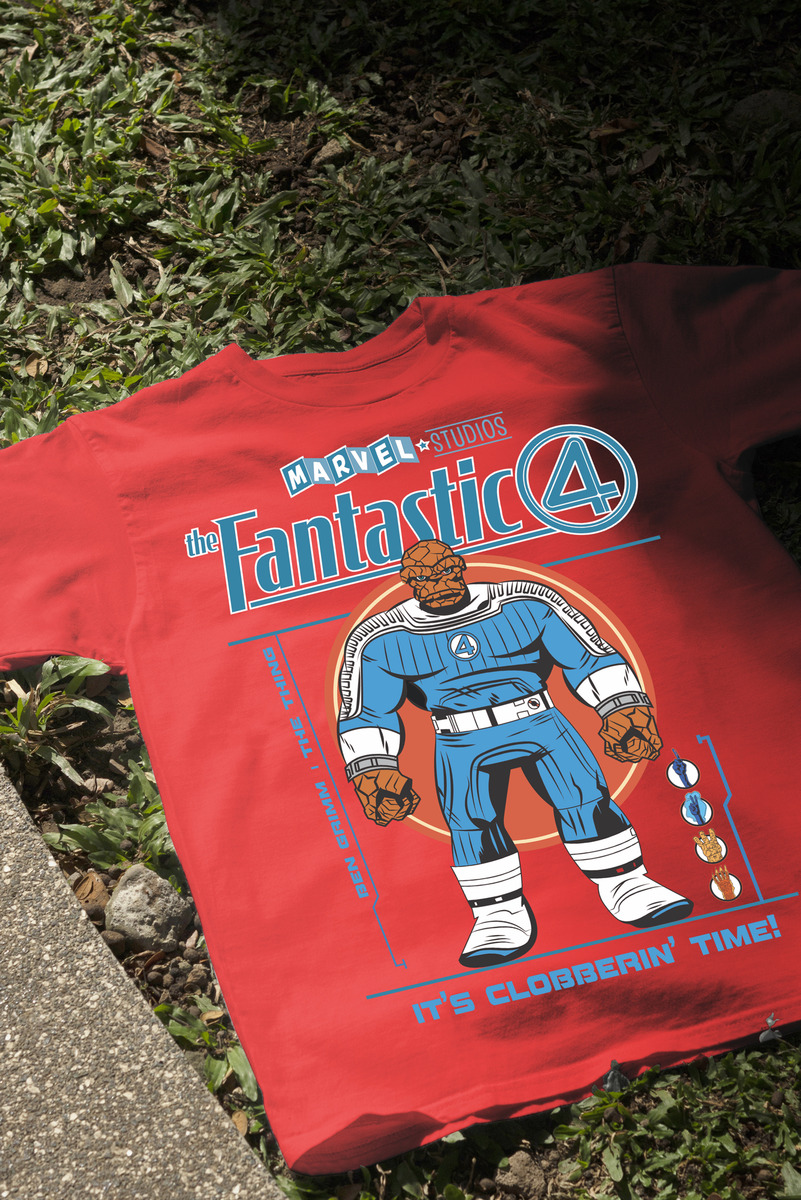 Remera: 4 Fantasticos Ben Grimm Memoestampados - Imagen 18