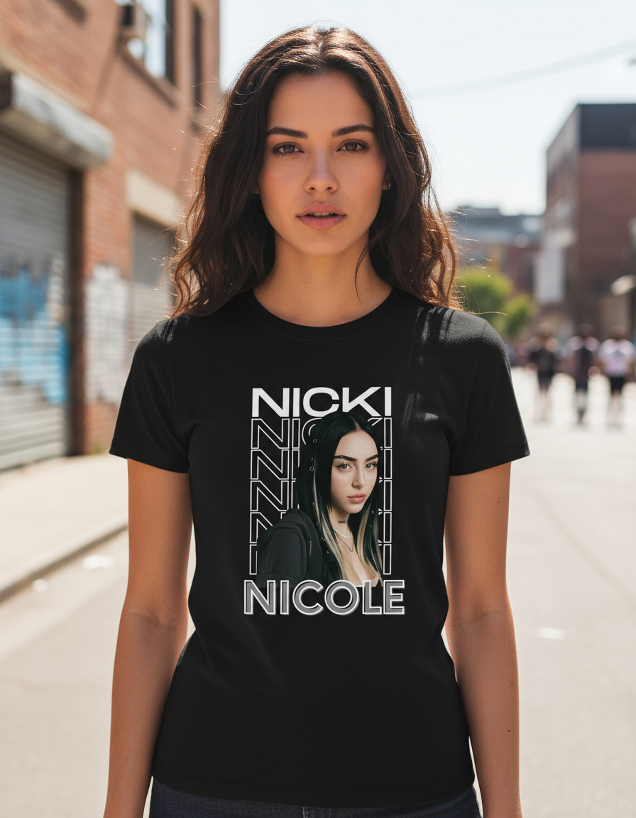 Remera: Nicki Nicole 02 Memoestampados - Imagen 3